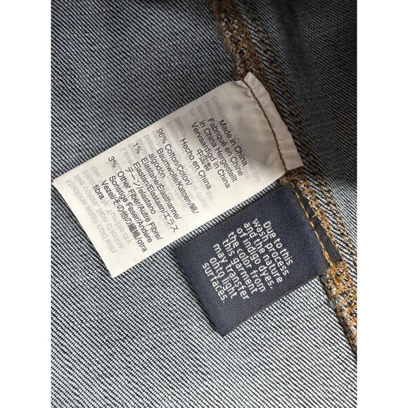 Madewell A-Line Button Down Front Mini Skirt size 2 Blue Style# J9625 - Picture 3 of 8